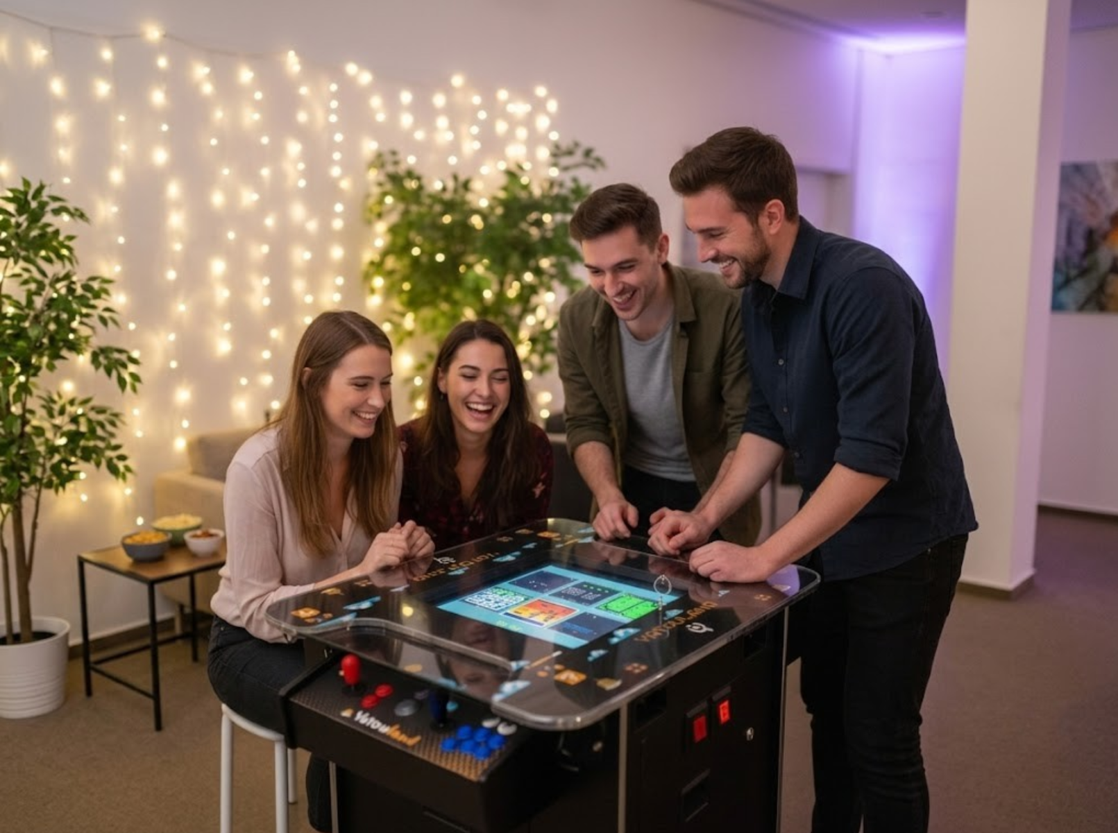 Table de jeux vidéo d’arcade vintage